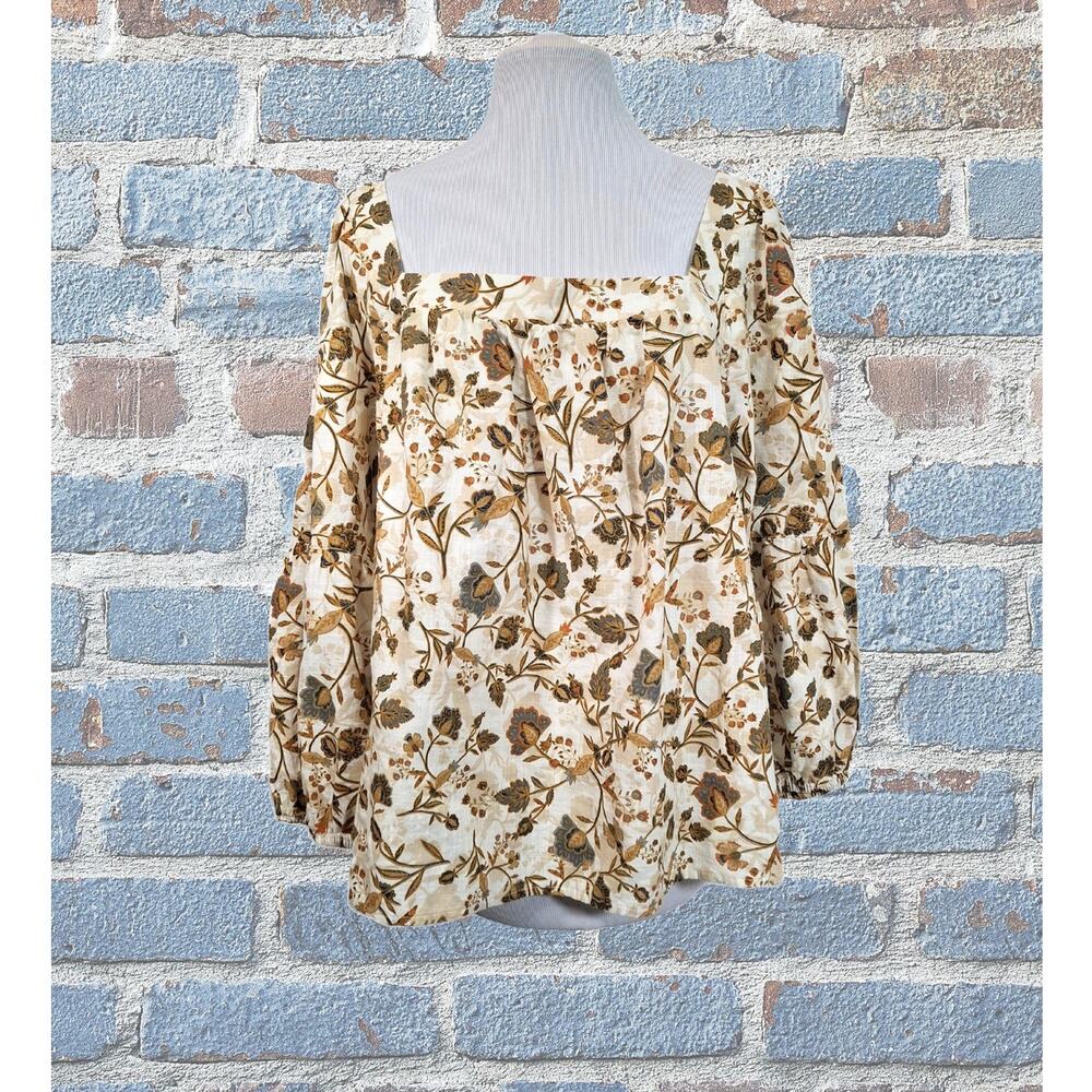 A.N.A. XXL Boho Flower Child Top 100% Cotton